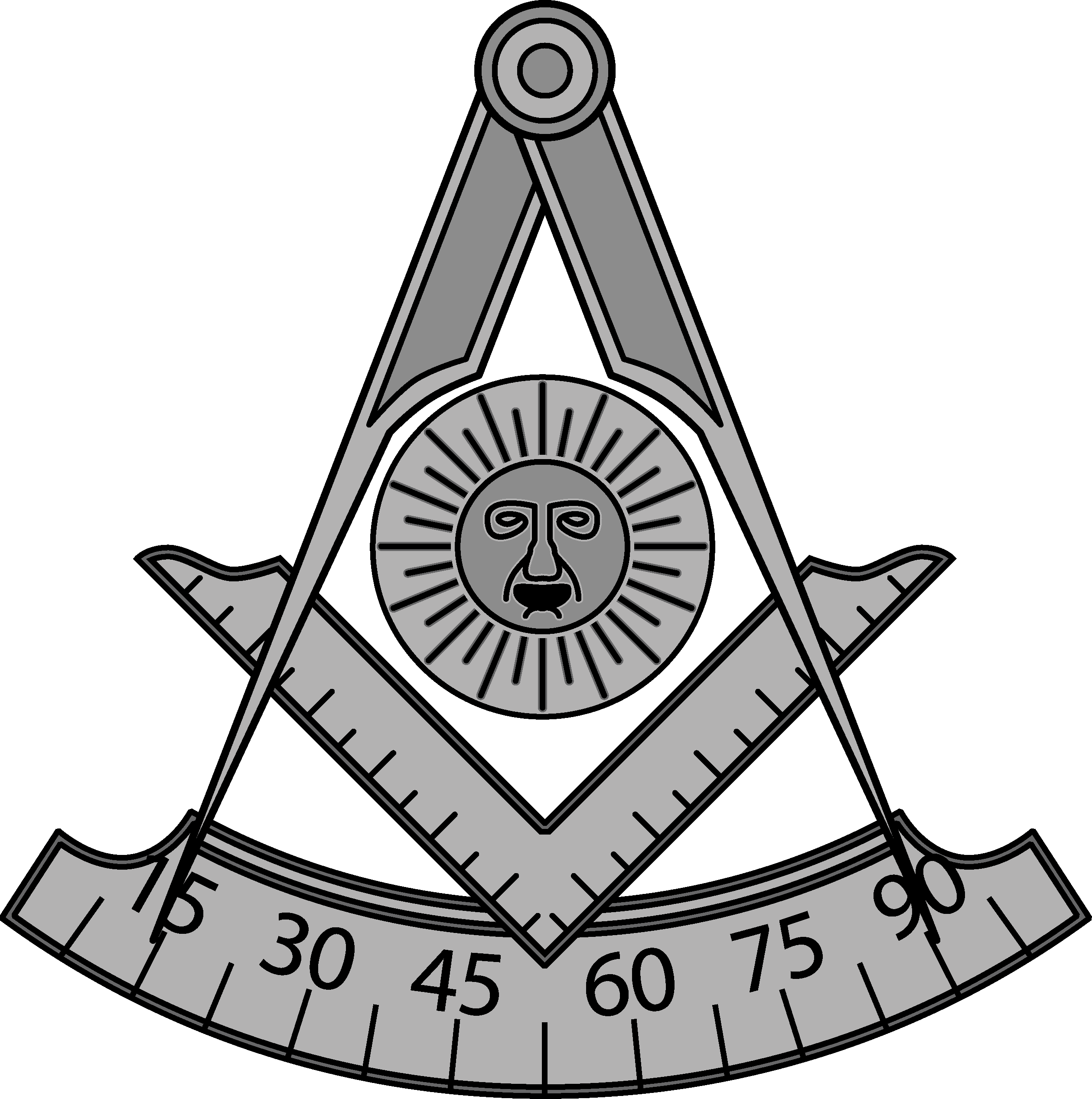 Jackson 1869 *h - Masonic Past Master Emblem (1192x1200)