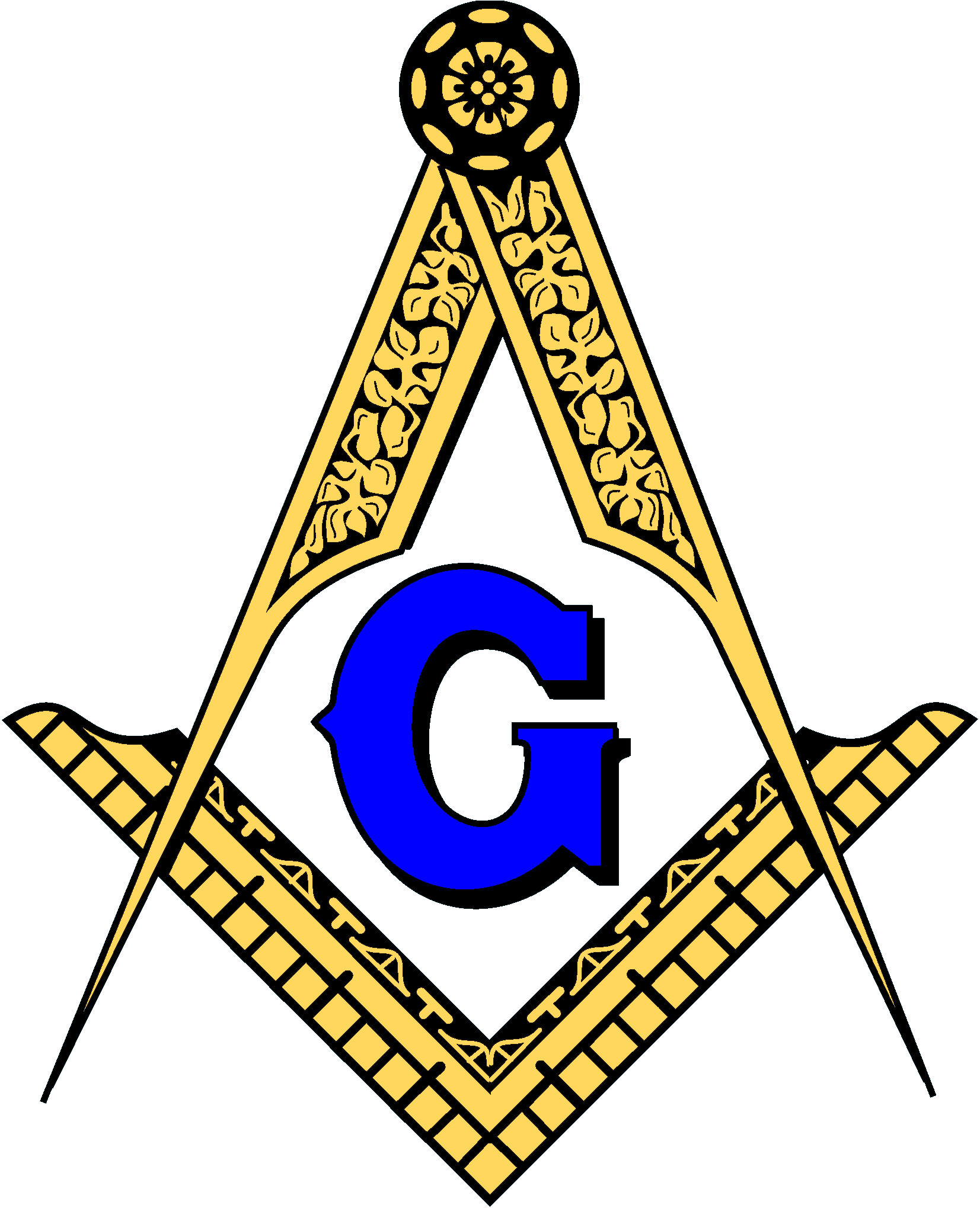 Masonic Logo - Freemason Square And Compass (1653x2039)