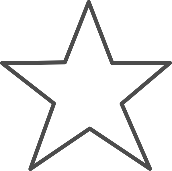 Star Clipart Transparent (600x595)