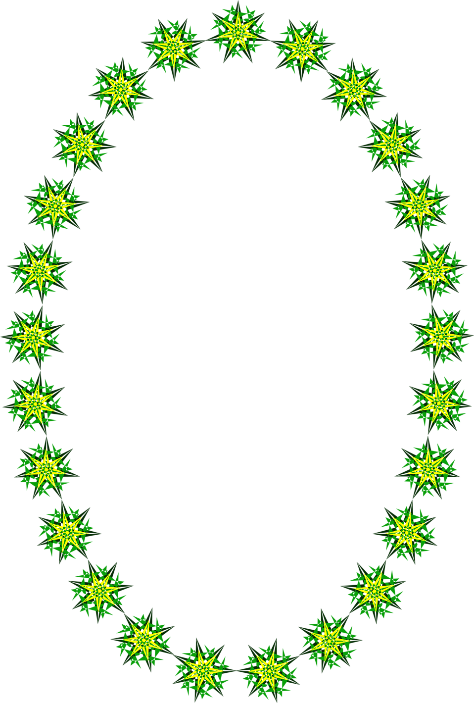 Illustration Of A Blank Oval Frame - Necklace (958x1420)