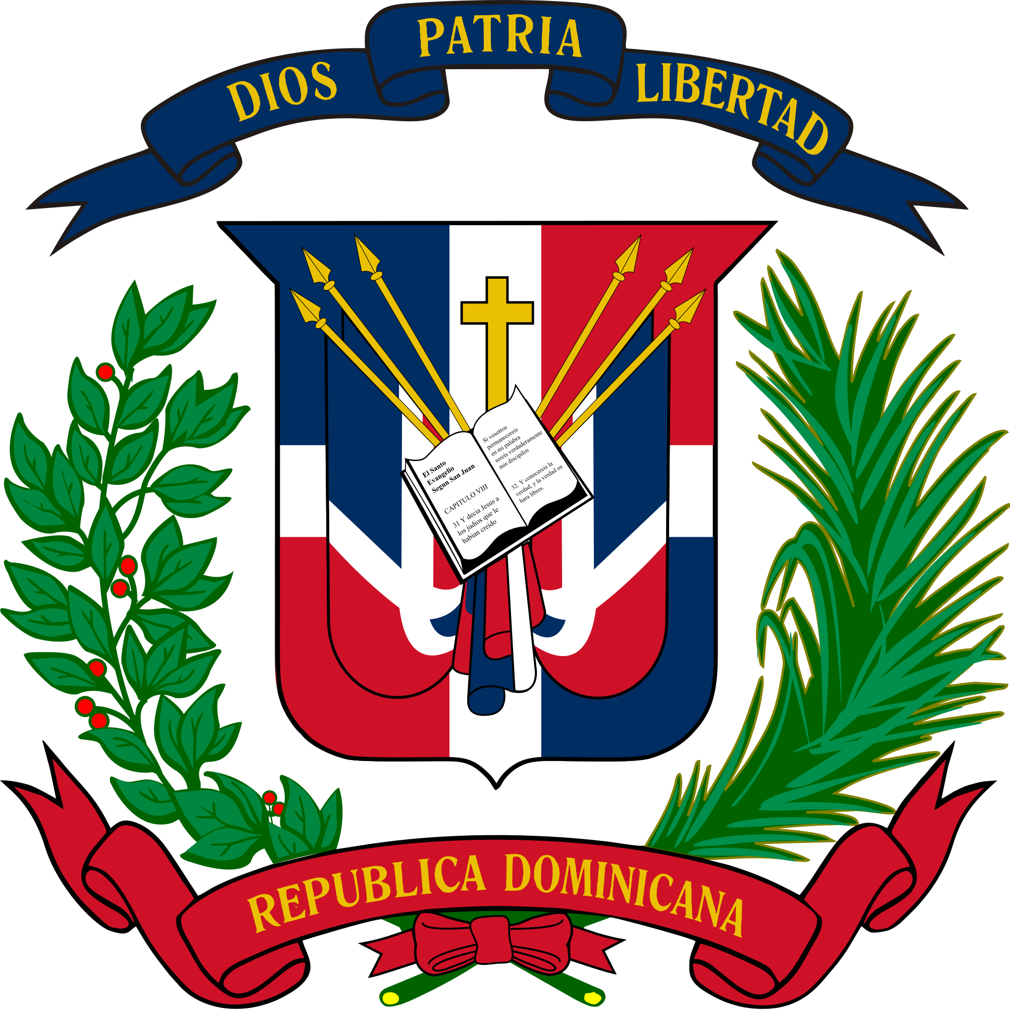 Drawing Gorgeous Republica Dominicana Flag 10 1024px - La Republica Dominicana Flag (2000x2000)