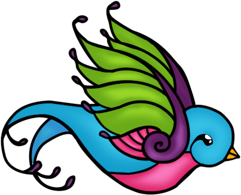 Pen Tool Drawing By Paralleltogether - Transparent Swallow Tattoo Design (560x465)