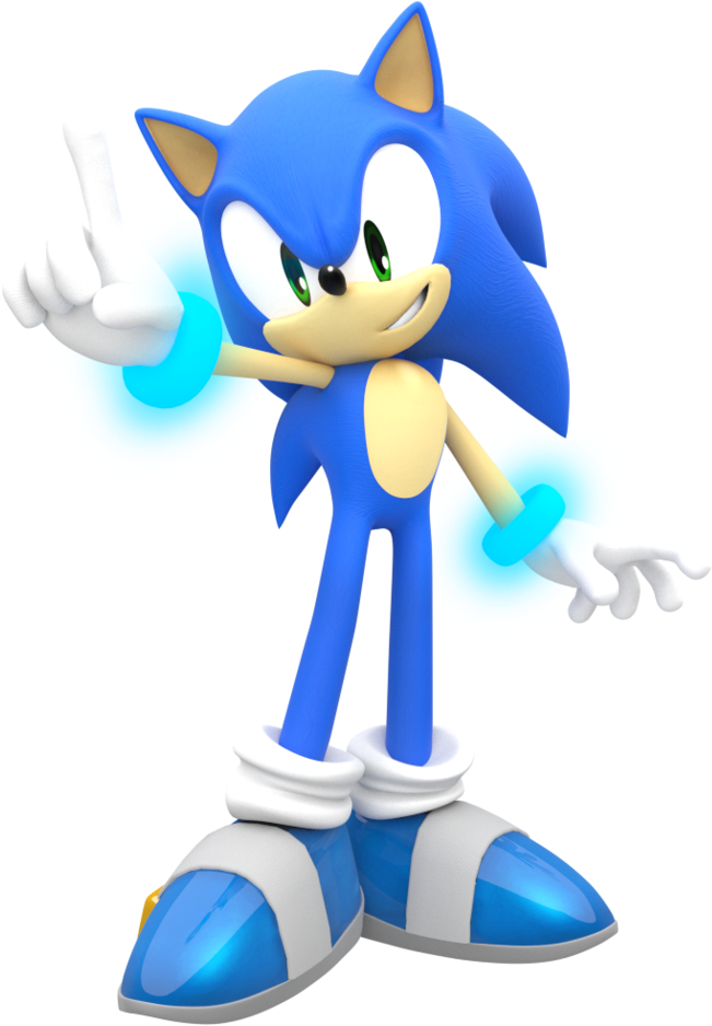 Smash Sonic All Star Pose Edit By Nibroc-rock - Smash 4 Sonic Palette (821x973)