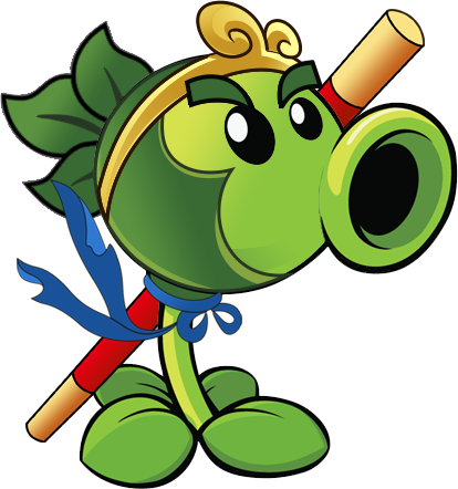 Plants Vs Zombies 2 Repeater (r) By Illustation16 On - Plants Vs Zombies 2 (414x442)