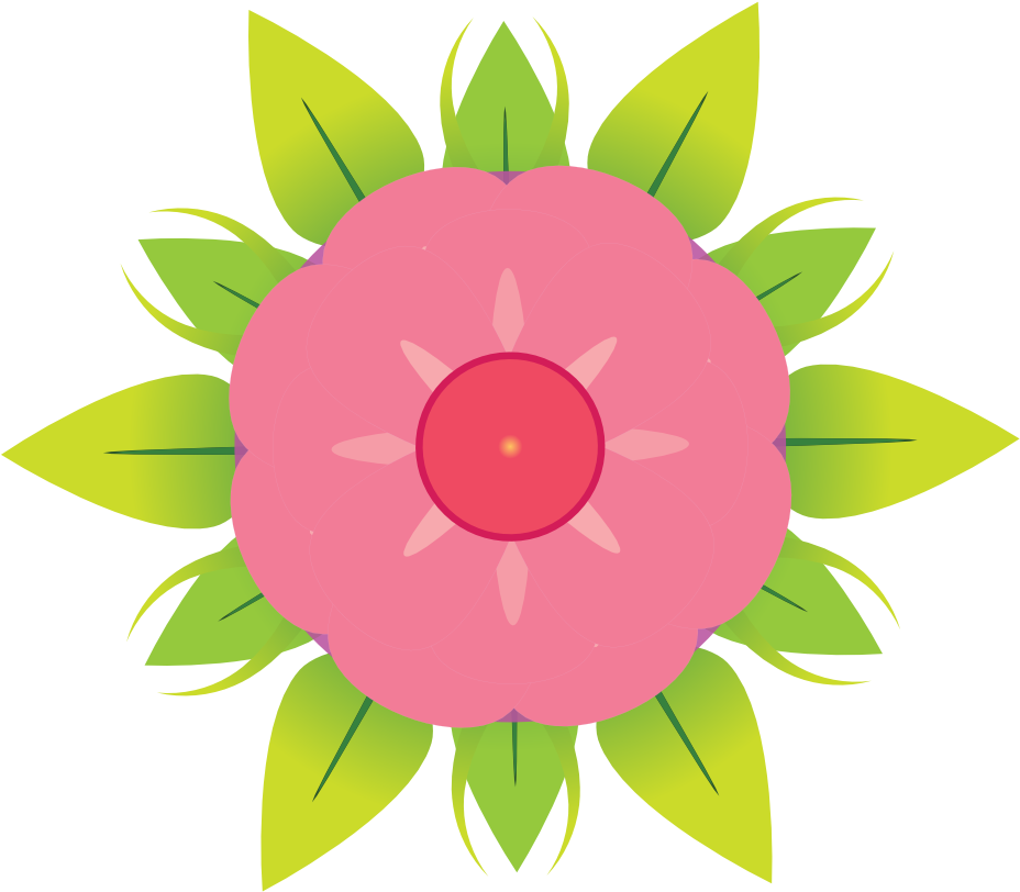 Abstract Flower 9 Scalable Vector Graphics Svg - Portable Network Graphics (999x999)