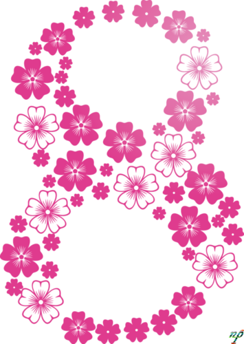 Vector Graphics - - 8 March Women's Day Png (355x500)