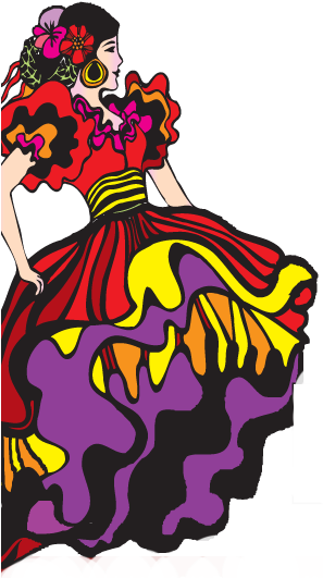 Gallery For Ballet Folklorico Drawing - Folklorico Clip Art.