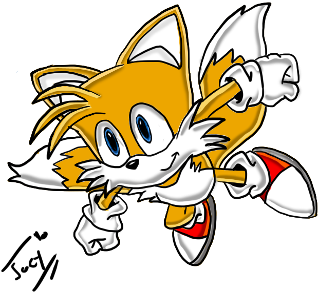 I Wanted To Draw Something, Then I Saw A Wallpaper - Cartoon (631x609)