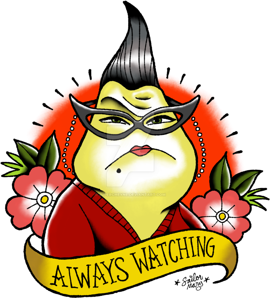Roz Boo Monsters, Inc - Roz Monsters Inc Meme (1024x1024)