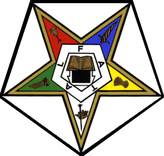 Grand Chapter Headquarters - Order Of The Eastern Star Symbol (547x521)