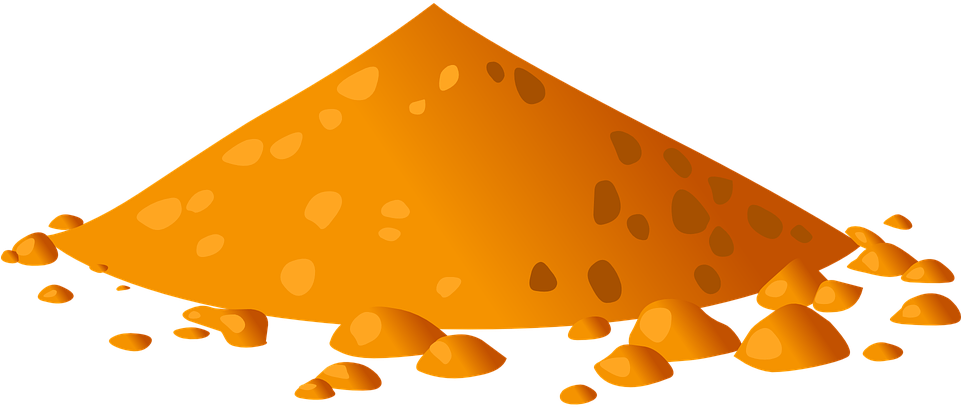 Dune Clipart Pile Sand - Arena Vector (960x480)