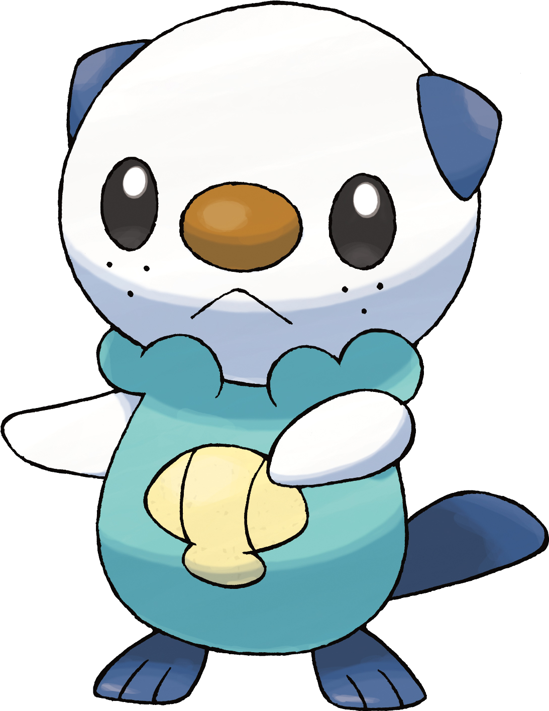 501oshawott - Pokemon Black & White (1414x1414)