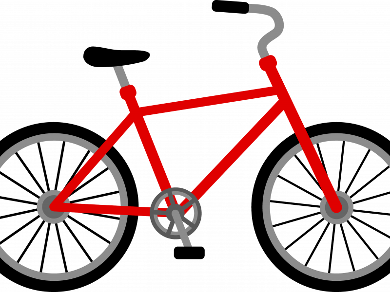 Download Pretty Bicycle Clip Art Free - Download Pretty Bicycle Clip Art Free (800x600)
