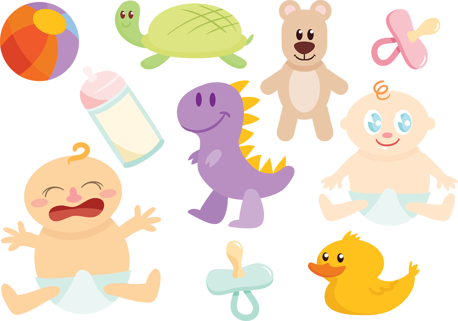 Cute Child Theme Vector Graphics - Cute Child Theme Vector Graphics (1500x1050)