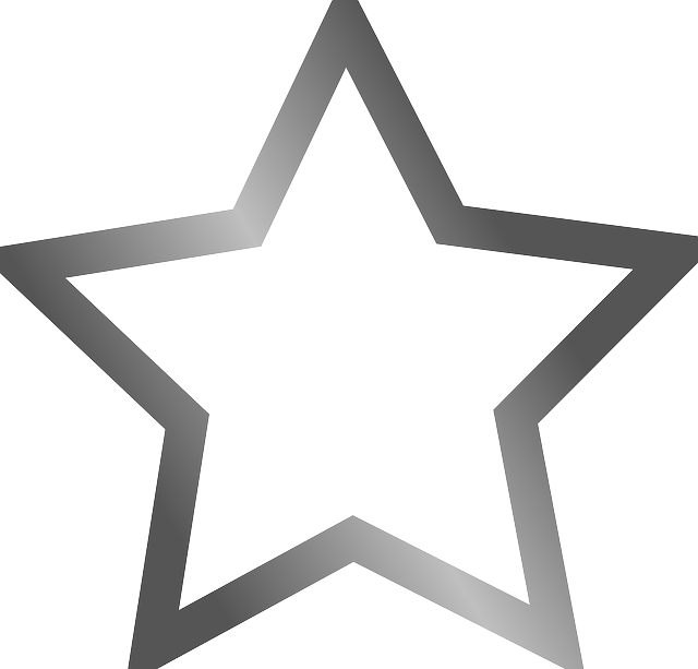 Grey Star, Favorite, Bookmark, Gray, Grey - Star Icon (640x613)
