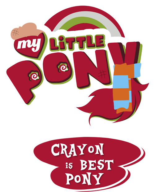 Clipart Of Crayola Logo - My Little Pony Friendship (500x628)