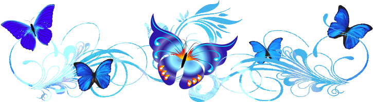 Flower And Butterfly Border Design Png - Butterflies, Dragonflies, Ladybugs Foldover Stickers (731x199)