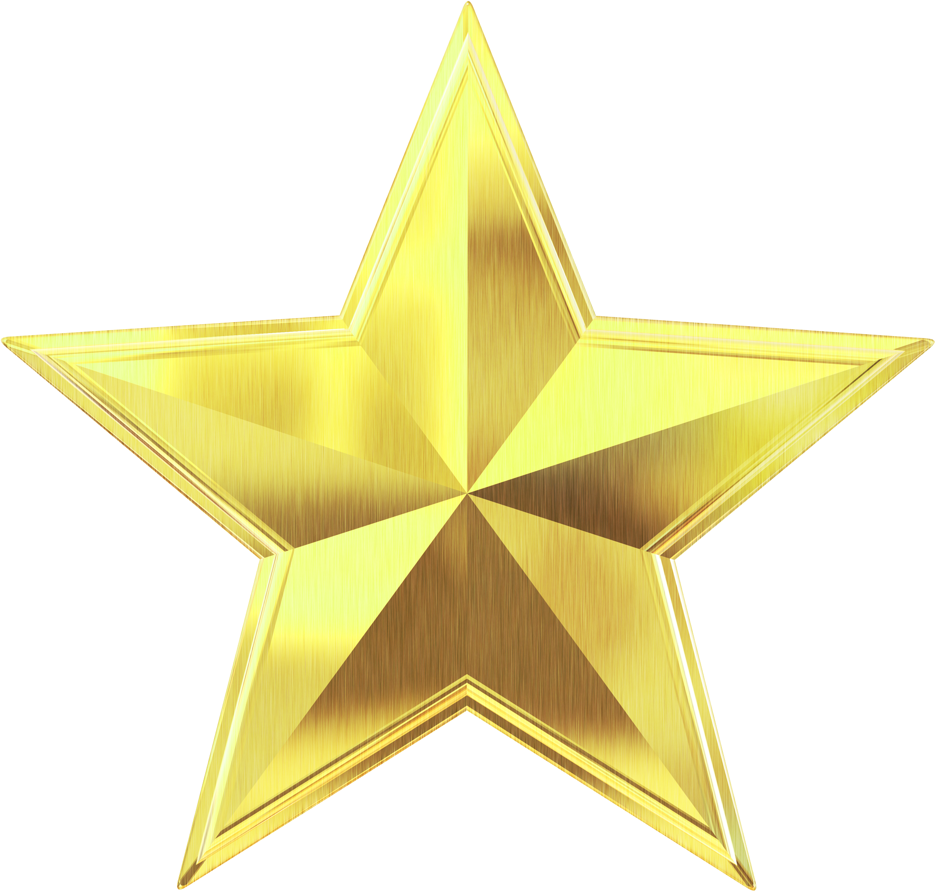 Golden Star - Gold Star Png (2100x2100)