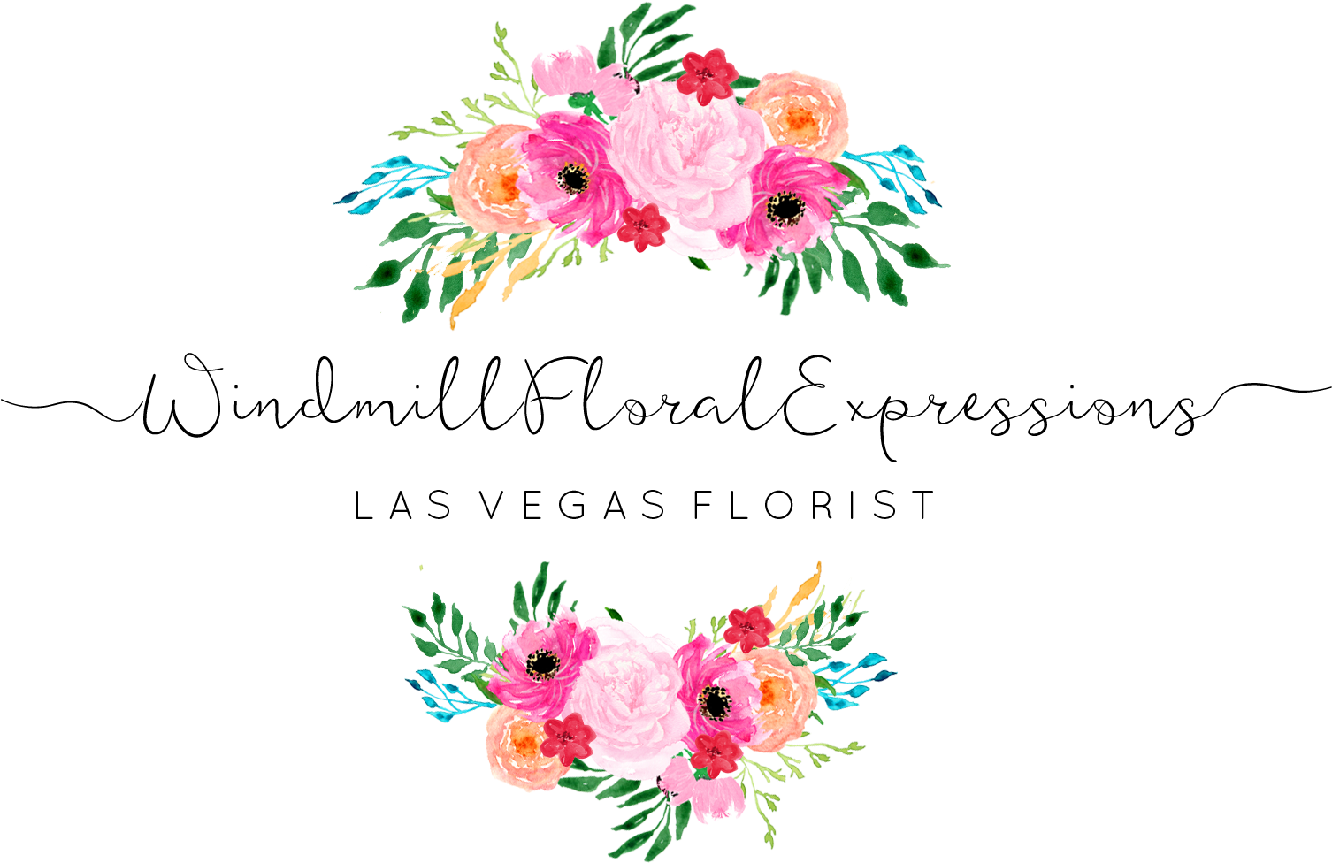 Windmill Floral Expressions - Flower Design With Calligraphy (1548x1023)
