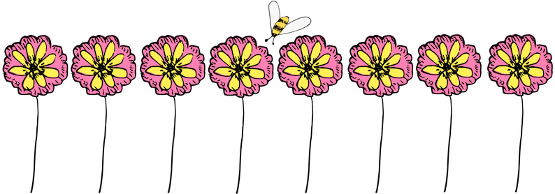 Free Digital Flower Border Png - Free Digital Flower Border Png (800x277)