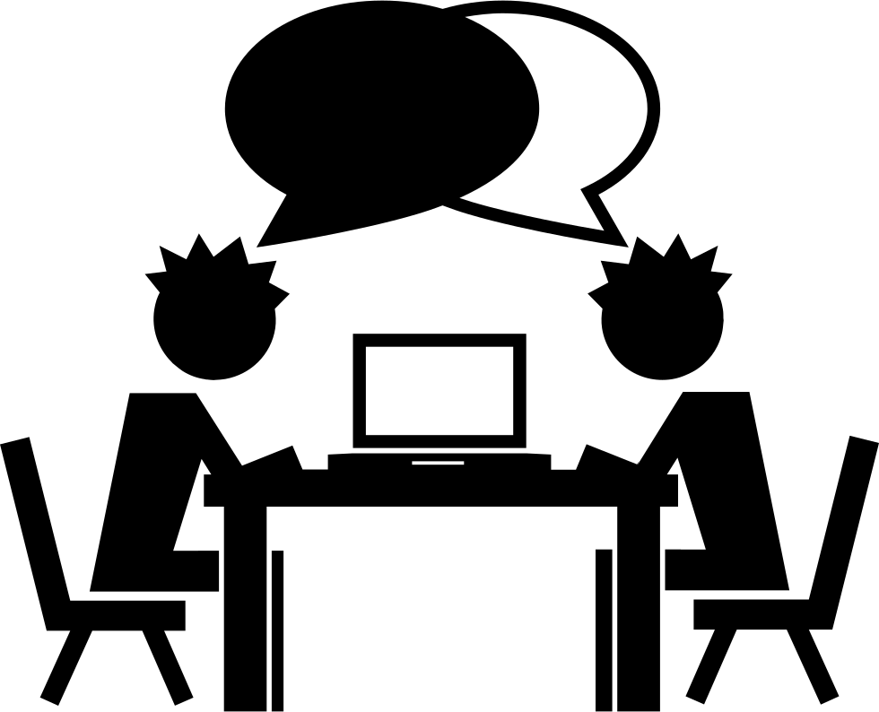Png File - Icone Conversando (980x794)