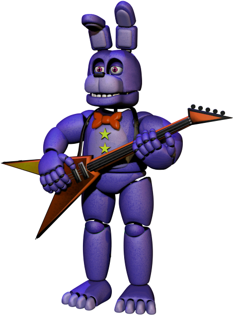 Rockstar Classic Bonnie By 133alexander - Fnaf Rockstar Bonnie (468x642)