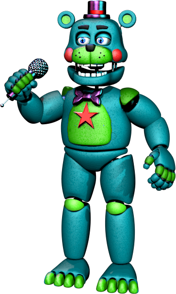 Rock Star Bart By Jadebladegamer22 - Freddy Fazbear's Pizzeria Simulator Rockstar Freddy (363x606)