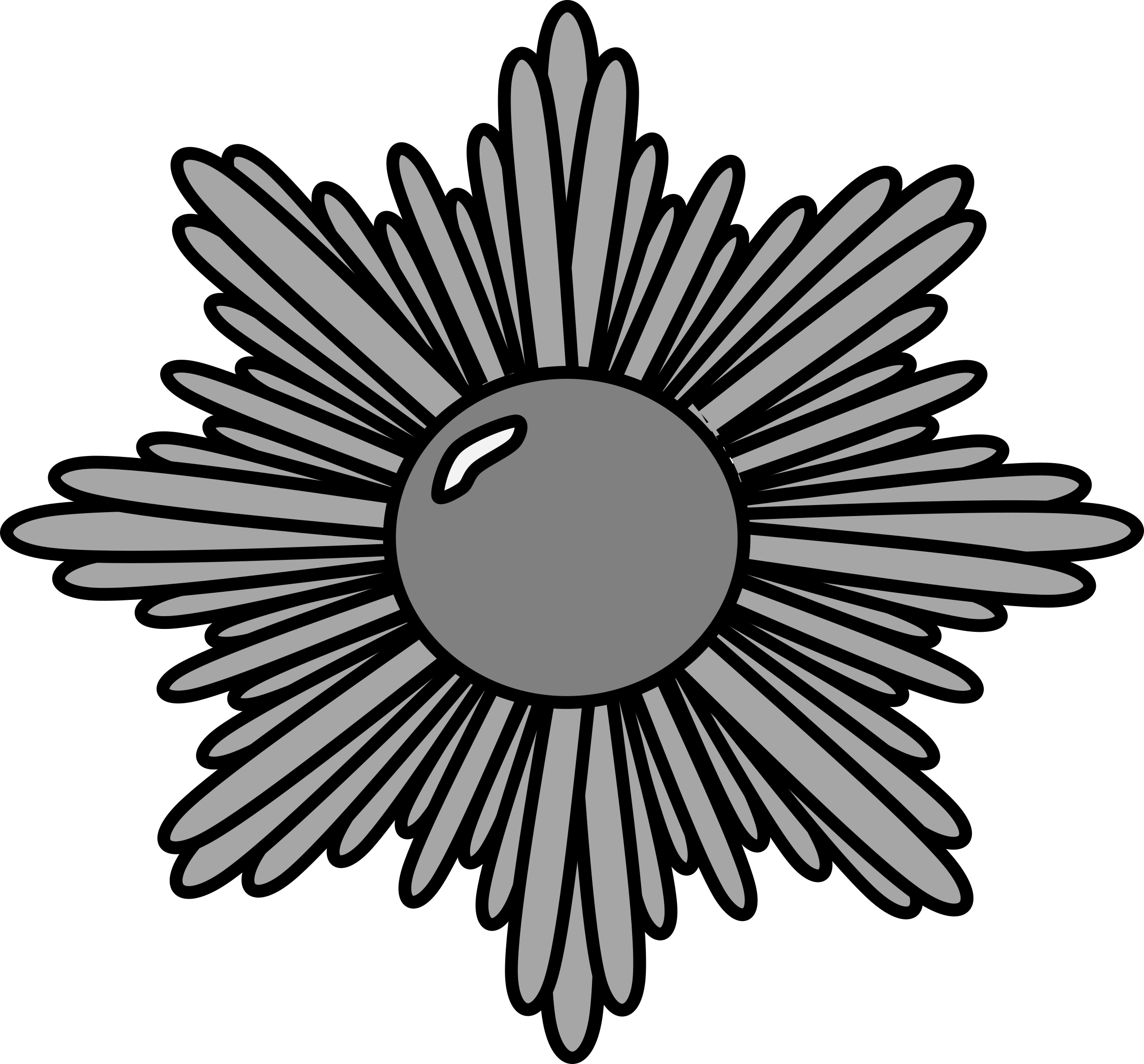 Decorative Starburst - Gold Award Girl Scouts Transparent (2400x2233)