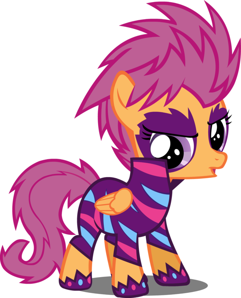 Rock Star Scootaloo By Invadertak2168 - Mlp Scootaloo Talent Show (804x993)