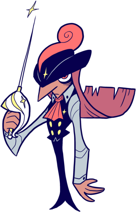 The Fencer - Cartoon (1280x1894)