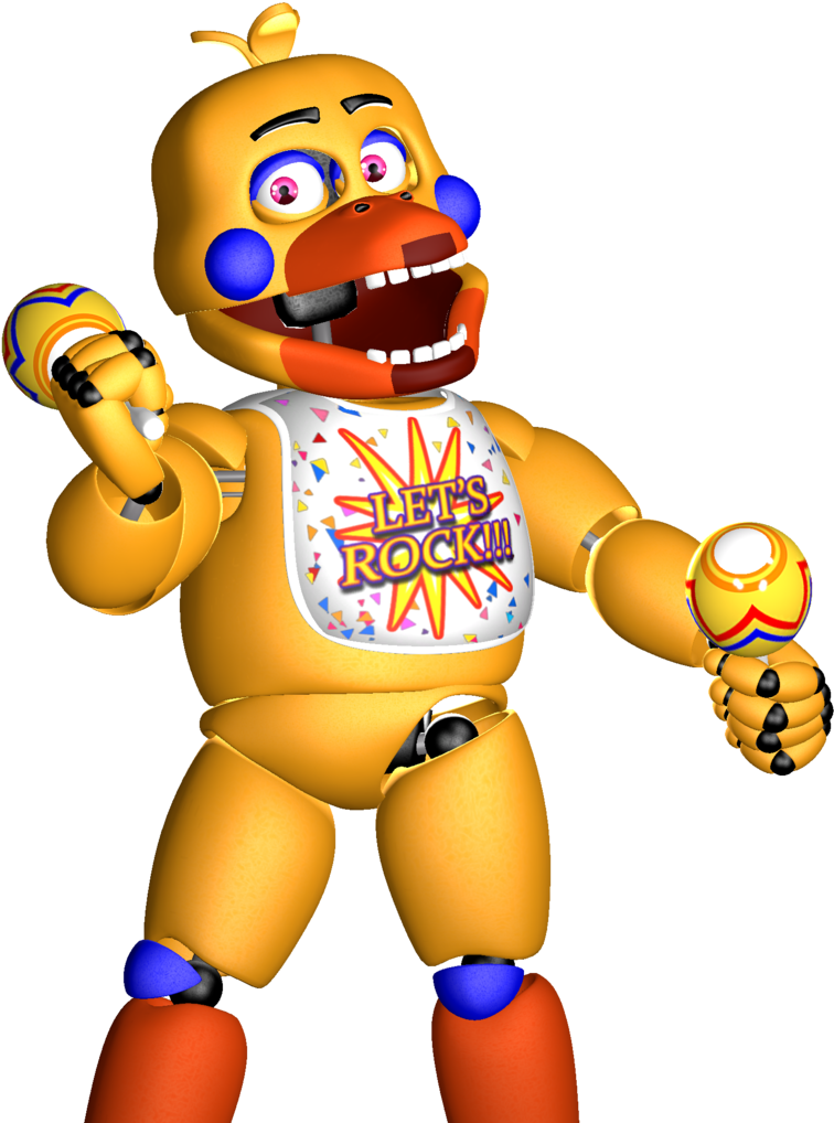 Rockstar Chica [render] By Arrancon - Rockstar Freddy Render (778x1026)