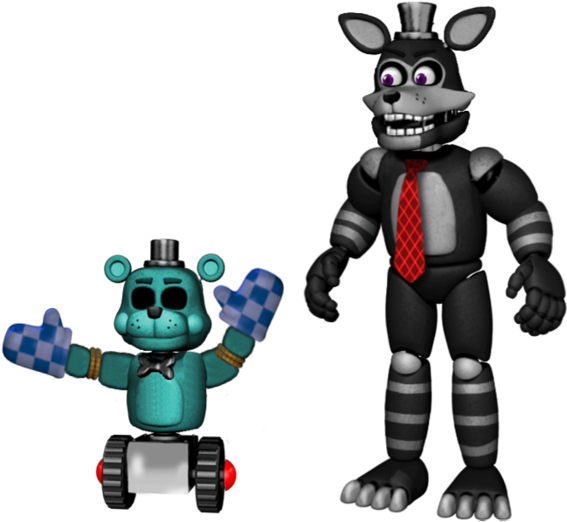 Rockstar Puppetfox And Bluebarry By Artcomicgamer - Cartoon (600x578)