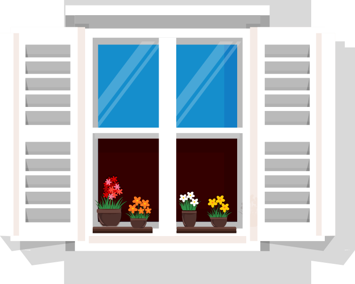 Ventana Euclidiana Del Vector De Dibujo De Ilustración - Vector Graphics (705x563)