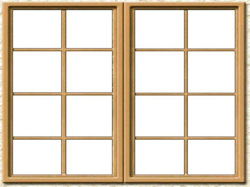 Marcos Photoscape Ventana - Fenetre Fermée Dessin (800x600)