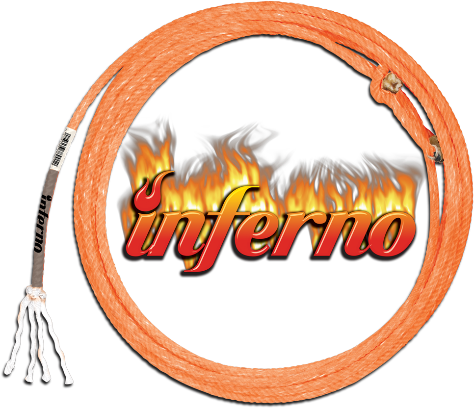 Lone Star Ropes Inferno Heel Rope 35′ - Lone Star Ropes Inferno Head Rope - Inferno4hd (1000x1000)