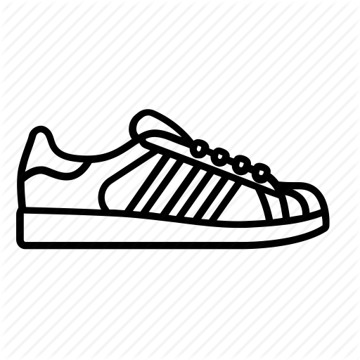 Adidas, Footwear, Sneaker, Sneakerhead, Sneakers, Superstar - Adidas Superstars Drawing (512x512)