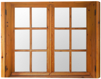 Cuadro En Lienzo Lado Exterior Ventana Abatible De - Window (400x400)