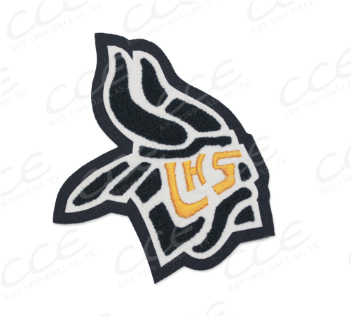 Arlington Lamar Hs Vikings Sleeve Mascot - Emblem (500x500)