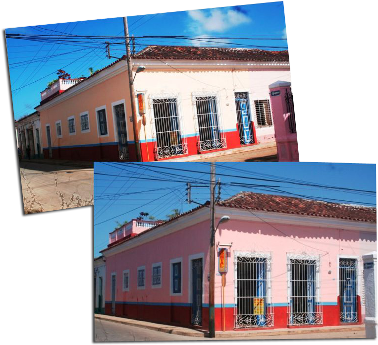 El Frente De La Casa Hostal Villa Colonial Muestra - House (853x768)