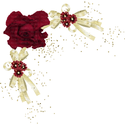 Red Flower Frame Png Red Flower Border Pictures To - Flower (400x400)