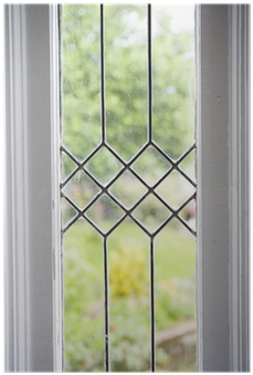 Póster Foto De Stock De Una Ventana De Vidrio Con Plomo - Window (400x400)