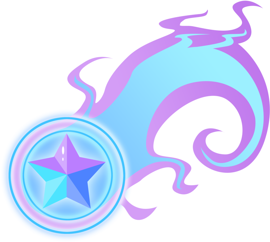 Shining Crystal's Cutie Mark By Foreshadowart - Mlp Shooting Star Cutie Mark (934x856)