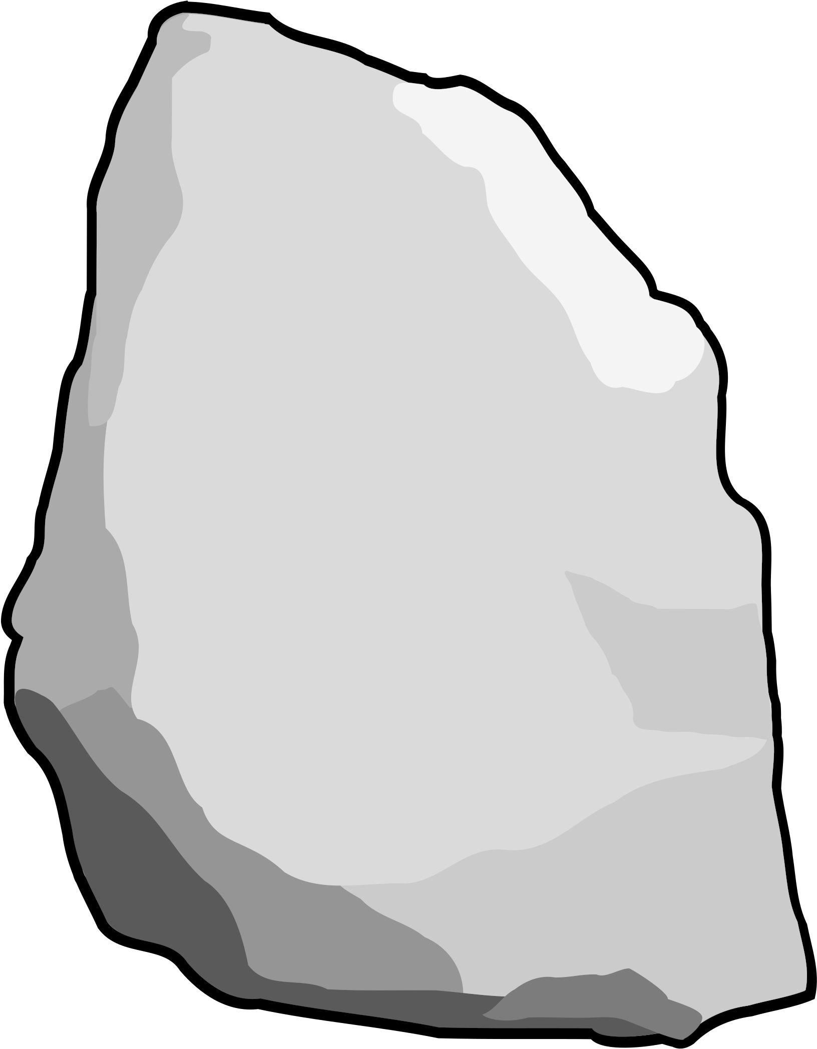 Free Stock Photo Of Grey Stone Rock Vector Clipart - Clipart Stone (1697x2400)
