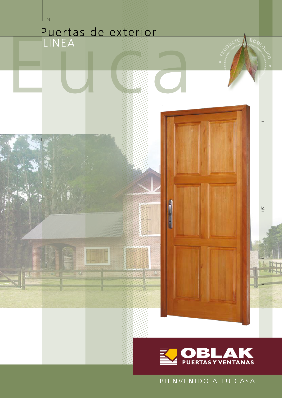 Puertas De Exterior Linea Euca - Home Door (1191x1684)