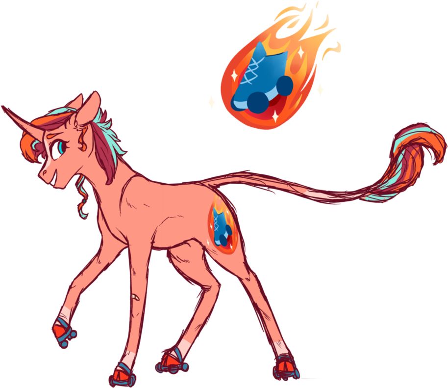 Starburst By Loladitz - Cartoon (932x858)