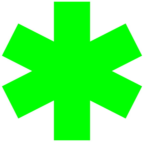 Green Star Of Life (600x592)