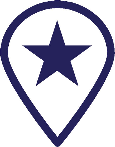 Locally Owned - Black Star In Circle Logo (560x560)