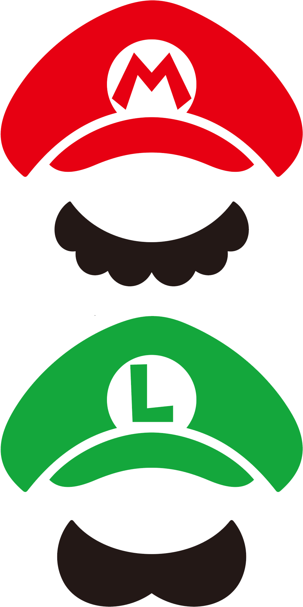 New Super Mario Bros - Super Mario Bros Mario Y Luigi Png (1024x2038)