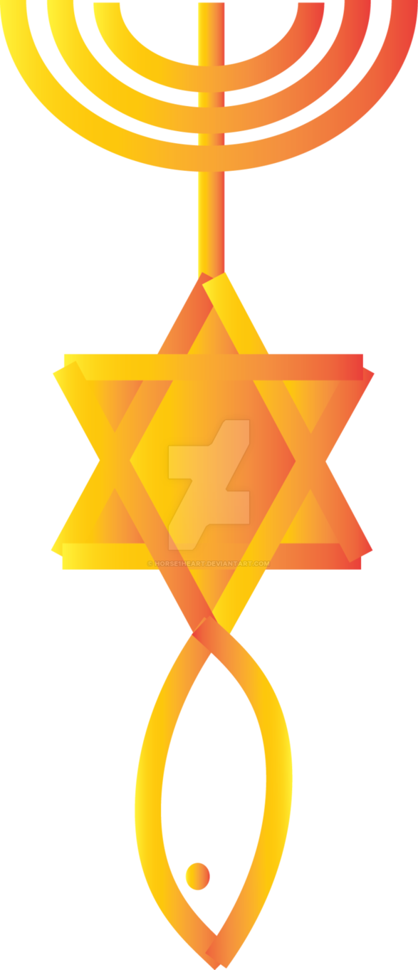 Messianic Jewish Emblem By Horse1heart - Messianic Jewish Emblem By Horse1heart (587x1362)