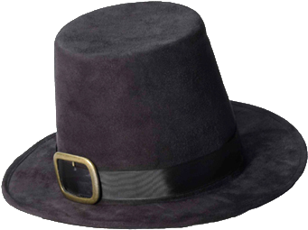Pilgrim Hat - Super Deluxe Pilgrim Hat Costume Accessory (385x385)
